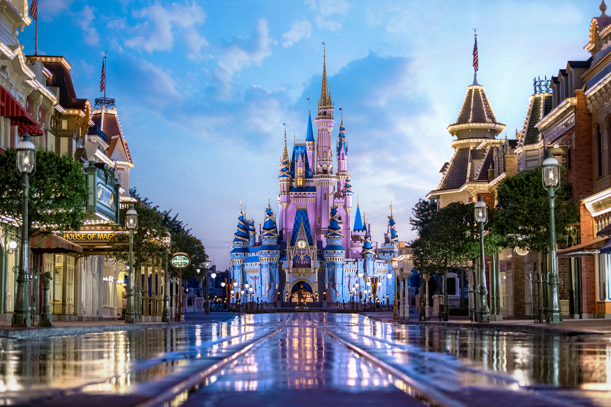 Magic Kingdom Castle at Walt Disney World Resort in Florida